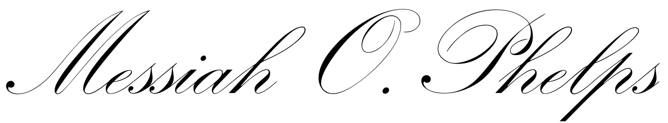 Messiah Phelps signature
